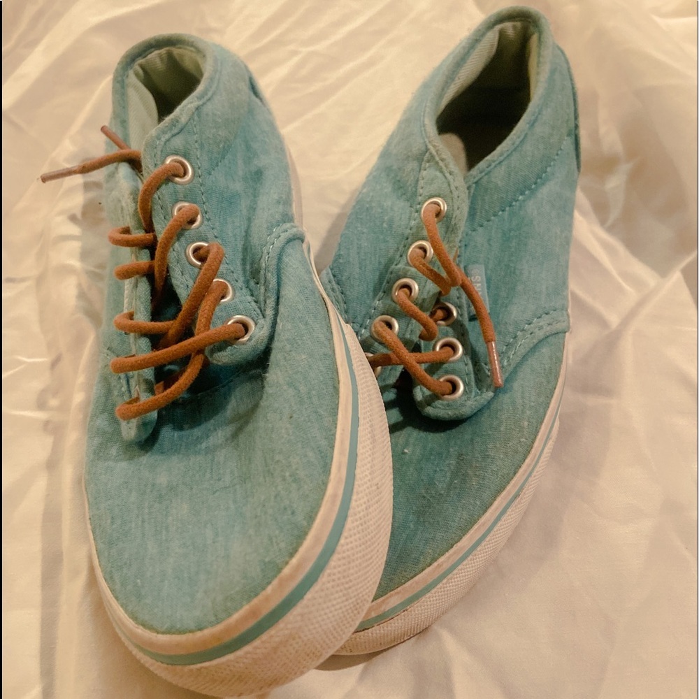 Turquoise Vans